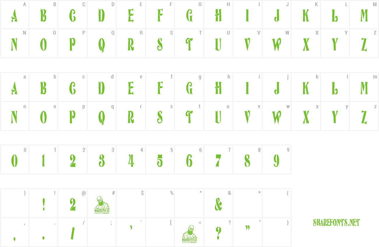 Font La Extra Pomposa preview